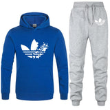 2020 Hoodies Men's Thicken Clothes Winter Sweatshirt Men+Jogger Pants Men Casual Trousers Men Gyms Bodybuilding Track Pants