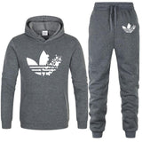 2020 Hoodies Men's Thicken Clothes Winter Sweatshirt Men+Jogger Pants Men Casual Trousers Men Gyms Bodybuilding Track Pants