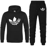 2020 Hoodies Men's Thicken Clothes Winter Sweatshirt Men+Jogger Pants Men Casual Trousers Men Gyms Bodybuilding Track Pants