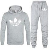 2020 Hoodies Men's Thicken Clothes Winter Sweatshirt Men+Jogger Pants Men Casual Trousers Men Gyms Bodybuilding Track Pants