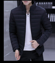 Load image into Gallery viewer, 2019 Men Slim fit Thicken Plus Size Down jacket Autumn Winter New Casual Fashion Long Sleeve  Youth Self-Cultivation Down Jacket