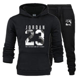 New 2019 Brand Tracksuit Fashion JORDAN 23 Men Sportswear Two Piece Sets Cotton Fleece Thick hoodie+Pants Sporting Suit Male 3XL