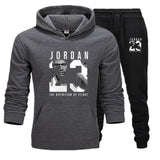 New 2019 Brand Tracksuit Fashion JORDAN 23 Men Sportswear Two Piece Sets Cotton Fleece Thick hoodie+Pants Sporting Suit Male 3XL