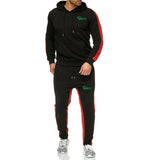 2019 Brand crocodile men chandal hombre Tracksuit hoodie+sweatpants thermal jogging homme Fleece men gym clothing Thick Suit 3XL