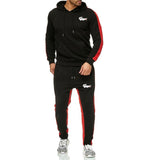 2019 Brand crocodile men chandal hombre Tracksuit hoodie+sweatpants thermal jogging homme Fleece men gym clothing Thick Suit 3XL