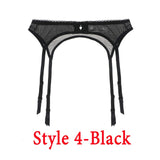 Sexy women lace Black/white/red brand garter temptation ultra-thin female silk stockings Suspender Belt Wedding garters belts