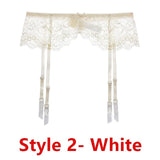 Sexy women lace Black/white/red brand garter temptation ultra-thin female silk stockings Suspender Belt Wedding garters belts