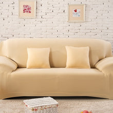 Load image into Gallery viewer, Solid Color Polyester Sofa Cover High Elasticity Non-slip Couch Slipcover Universal Furniture Chair Protector Cover