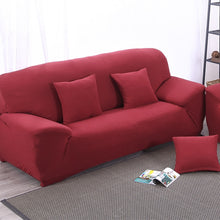 Load image into Gallery viewer, Solid Color Polyester Sofa Cover High Elasticity Non-slip Couch Slipcover Universal Furniture Chair Protector Cover