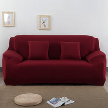 Load image into Gallery viewer, Solid Color Polyester Sofa Cover High Elasticity Non-slip Couch Slipcover Universal Furniture Chair Protector Cover