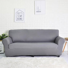 Load image into Gallery viewer, Solid Color Polyester Sofa Cover High Elasticity Non-slip Couch Slipcover Universal Furniture Chair Protector Cover