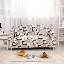 Load image into Gallery viewer, Solid Color Polyester Sofa Cover High Elasticity Non-slip Couch Slipcover Universal Furniture Chair Protector Cover