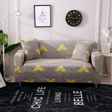 Load image into Gallery viewer, Solid Color Polyester Sofa Cover High Elasticity Non-slip Couch Slipcover Universal Furniture Chair Protector Cover
