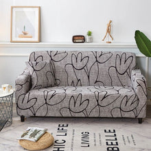 Load image into Gallery viewer, Solid Color Polyester Sofa Cover High Elasticity Non-slip Couch Slipcover Universal Furniture Chair Protector Cover