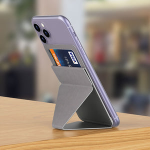 Adjustable Phone Card Holder Foldaway Cell Phone Stand for iPhone 11 Pro Max Pocket Finger Ring Grip Kickstand Car Mount Holder