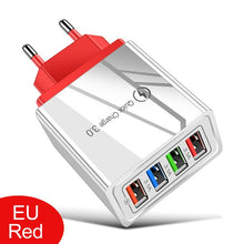 Cargar imagen en el visor de la galería, EU/US Plug USB Charger Quick Charge 3.0 For Phone Adapter for Huawei Mate 30 Tablet Portable Wall Mobile Charger Fast Charger