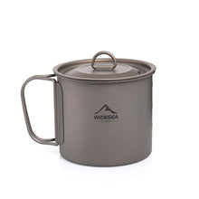 Charger l&#39;image dans la galerie, Widesea Camping Mug Titanium Cup Tourist Tableware Picnic Utensils Outdoor Kitchen Equipment Travel Cooking set Cookware Hiking