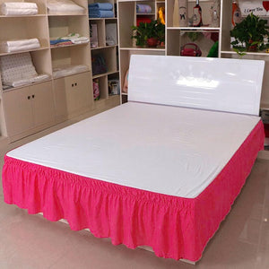 New Arrival Bed Skirt Elastic Bedsheet Bed Cover Hotel Bed Cover without Surface Couvre Lit Home Bed Protector Bedding Bed Skirt