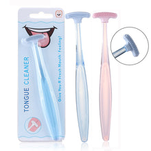 Cargar imagen en el visor de la galería, Soft Silicone Tongue Brush Cleaning the Surface of Tongue Oral Cleaning Brushes Tongue Scraper Cleaner Fresh Breath Health