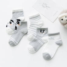 Cargar imagen en el visor de la galería, 5Pairs/lot 0-2Y Infant Baby Socks Baby Socks for Girls Cotton Mesh Cute Newborn Boy Toddler Socks Baby Clothes Accessories