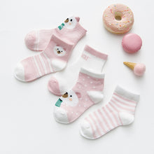Cargar imagen en el visor de la galería, 5Pairs/lot 0-2Y Infant Baby Socks Baby Socks for Girls Cotton Mesh Cute Newborn Boy Toddler Socks Baby Clothes Accessories