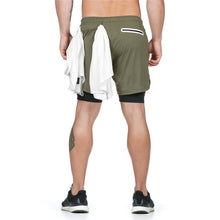Carica l&#39;immagine nel visualizzatore di Gallery, 2020 NEW Men&#39;s Running Shorts Mens 2 in 1 Sports Shorts Male double-deck Quick Drying Sports men Shorts Jogging Gym Shorts men