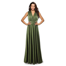 Carica l&#39;immagine nel visualizzatore di Gallery, Sexy Women Multiway Wrap Convertible Boho Maxi Club Red Dress Bandage Long Dress Party Bridesmaids Infinity Robe Longue Femme