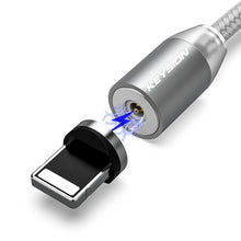Carica l&#39;immagine nel visualizzatore di Gallery, KEYSION LED Magnetic USB Cable Fast Charging Type C Cable Magnet Charger Data Charge Micro USB Cable Mobile Phone Cable USB Cord