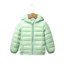 Carica l&#39;immagine nel visualizzatore di Gallery, 2020 Autumn Winter Hooded Children Down Jackets For Girls Candy Color Warm Kids Down Coats For Boys 2-9 Years Outerwear Clothes