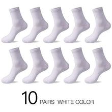 Cargar imagen en el visor de la galería, HSS 2020 Men's Cotton Socks New styles 10 Pairs / Lot Black Business Men Socks Breathable Spring Summer for Male US size(6.5-12)
