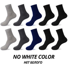 Cargar imagen en el visor de la galería, HSS 2020 Men's Cotton Socks New styles 10 Pairs / Lot Black Business Men Socks Breathable Spring Summer for Male US size(6.5-12)