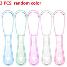 Cargar imagen en el visor de la galería, Soft Silicone Tongue Brush Cleaning the Surface of Tongue Oral Cleaning Brushes Tongue Scraper Cleaner Fresh Breath Health