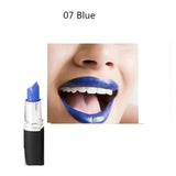 New Brand Makeup Lip Stick Sexy Vampire Batom Lipstick Party Makeup Black Red Dark Purple Green Blue Lipsticks Lip Cosmetics