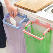 Laden Sie das Bild in den Galerie-Viewer, Kitchen Organizer Home Cupboard Door Rack Plastic Kitchen Garbage Bags Holder Storage Shelf Kitchen Accessories Hanger Hook