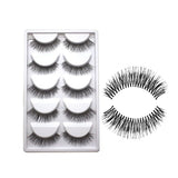 5pairs Soft Long Makeup Cross Thick False Eyelashes Eye Lashes Nautral Handmade Hot Sale A21