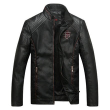 Cargar imagen en el visor de la galería, COMLION Faux Leather Jackets Men High Quality Classic Motorcycle Bike Cowboy Jacket Coat Male Plus Velvet Thick Coats M-5XL C46