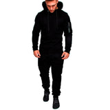 Autumn Winter Tracksuit Men Camouflage Sportswear Hooded Sweatshirt Jacket+pant Sport Suit Male Chandal Hombre Survetement Homme