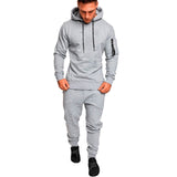 Autumn Winter Tracksuit Men Camouflage Sportswear Hooded Sweatshirt Jacket+pant Sport Suit Male Chandal Hombre Survetement Homme