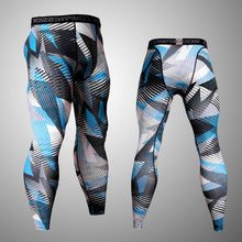Load image into Gallery viewer, thermal underwear rash guard kit MMA Compression Apparel leggings men unionsuit Bodybuilding T-Shirt camouflage tracksuit men