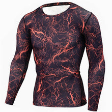 Load image into Gallery viewer, thermal underwear rash guard kit MMA Compression Apparel leggings men unionsuit Bodybuilding T-Shirt camouflage tracksuit men