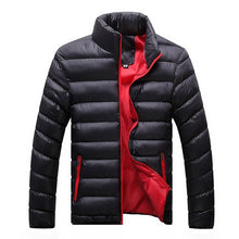 Laden Sie das Bild in den Galerie-Viewer, Winter Jacket Men 2019 Fashion Stand Collar Male Parka Jacket Mens Solid Thick Jackets and Coats Man Winter Parkas M-6XL
