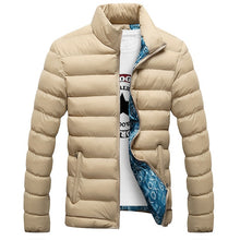 Laden Sie das Bild in den Galerie-Viewer, Winter Jacket Men 2019 Fashion Stand Collar Male Parka Jacket Mens Solid Thick Jackets and Coats Man Winter Parkas M-6XL