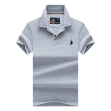 Charger l&#39;image dans la galerie, Brand New Fashion Men Polo Shirts 2018 Summer Luxury horse embroidery Breathable Camisa Masculina Soft Cotton solid Polo Men