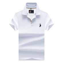 Charger l&#39;image dans la galerie, Brand New Fashion Men Polo Shirts 2018 Summer Luxury horse embroidery Breathable Camisa Masculina Soft Cotton solid Polo Men