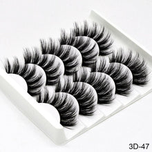 Carica l&#39;immagine nel visualizzatore di Gallery, SEXYSHEEP 5Pairs 3D Mink Hair False Eyelashes Natural/Thick Long Eye Lashes Wispy Makeup Beauty Extension Tools