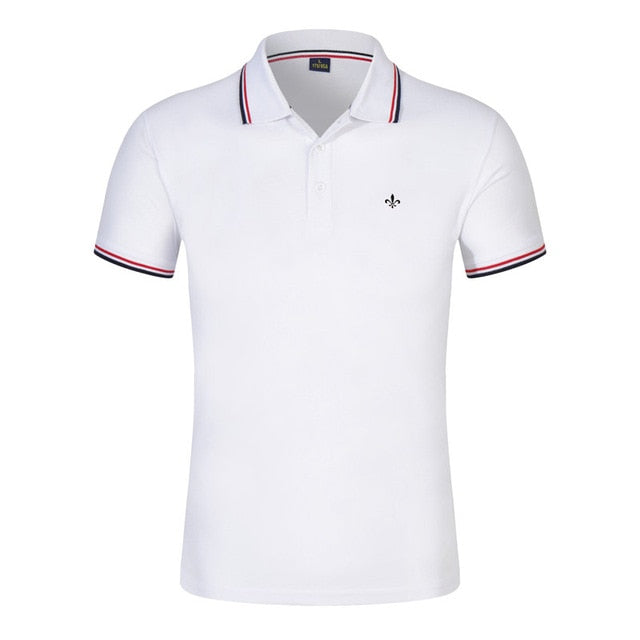 Dudalina Short Sleeve Polo Shirt Men 2019 Summer Casual & Business Brand  Embroidery Striped Polos Shirts Para Hombre